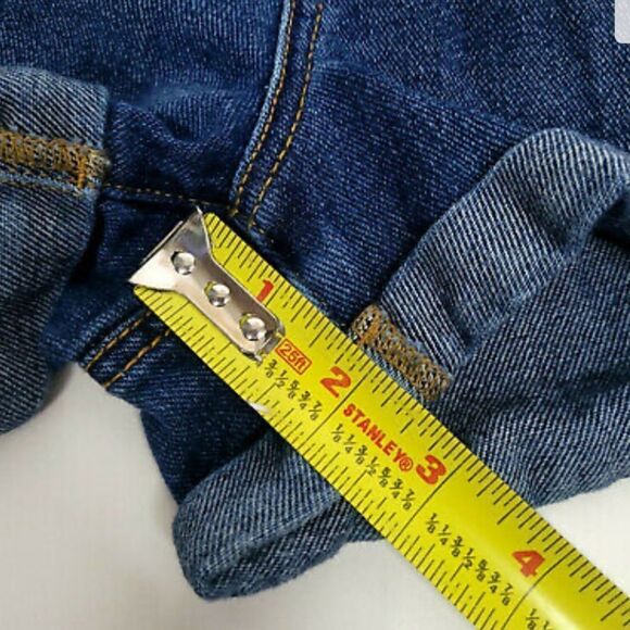 BULLHEAD Denim Shorts Blue Jean High Rise Distressed Cuffed Shorties Women 25 - Picture 5 of 6